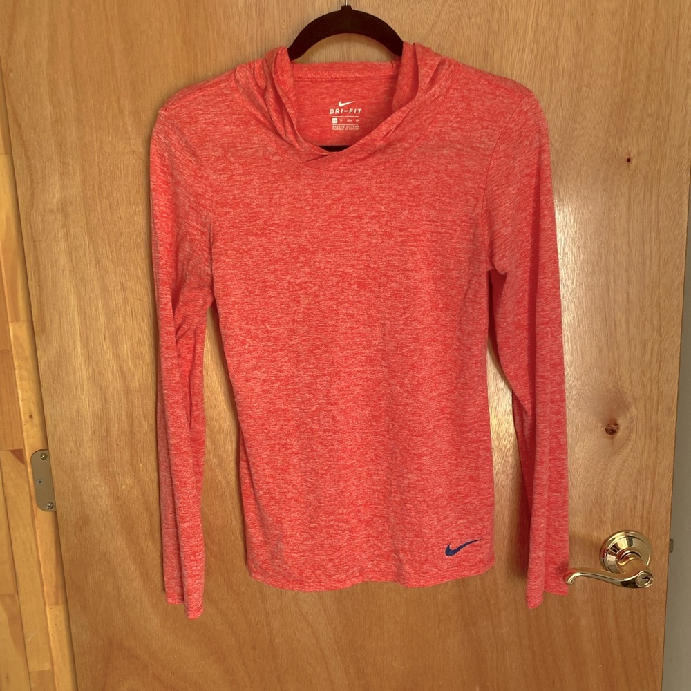 Woman’s Nike Dri Fit Hooded Shirt